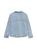 Vero Moda Oversized Jeans Jacke mit Knopfleiste Denim Hemd Design in Hellblau