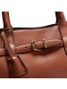 Marc O'Polo Shopper Tasche M Leder 36 cm in dark cognac