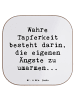 Mr. & Mrs. Panda Glasuntersetzer Spruch Tapferkeit Umarmung mit ... in Weiß