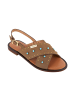 Les Tropéziennes par M Belarbi Ledersandalen Helixir Braun