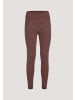 Hessnatur Leggings in mauvebraun
