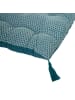 Atmosphera Créateur d'intérieur Gesteppte Bodenmatratze für Kinder in Blau, (B) 60 x (H) 9,5 x (L) 120 cm