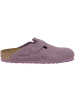 Birkenstock Clogs Boston Velours schmal in lila