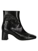 Clarks Ankle Boots Fernie Zip in 1219A Black Croc