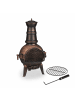 relaxdays Terrassenofen in Bronze - (B)46x (H)86 x (T)38 cm