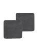 Villeroy & Boch 2er Set Servierplatten Manufacture Rock schwarz in schwarz
