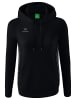 erima Damen Essential Team Kapuzensweat in schwarz/slate grey