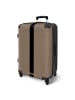 NoBoringSuitCases Suitcase, Koffer, Reisekoffer Beige schwarz