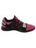 Plein Sport Schwarz Pink Blush Polyester Runner Joice Sneaker Schuhe