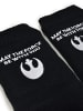 Star Wars Star Wars Hüttensocken Strick Socken Haussocken Kuschelsocken in schwarz