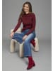 Laura Scott Strickpullover in bordeaux