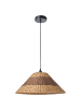 Beliani Pendelleuchten BANCAL in Naturfarben/Braun - (W) 50 x (H) 104 x (L) 50 cm