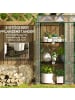 Outsunny Gewächshaus 143L x 46B x 141/151H cm Transparent