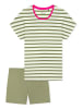 Schiesser Pyjama Casual Essentials in wonder white heather