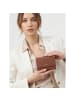 Lazarotti Bologna Leather XL Geldbörse mit Zip-Around Fach Leder 14 cm brown