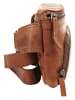 SPIKES & SPARROW Gürteltasche echt Leder in cognac