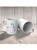 Mr. & Mrs. Panda Kindertasse Einhorn Fitness ohne Spruch in Weiß
