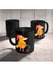Mr. & Mrs. Panda Teebecher Fuchs Weihnachten ohne Spruch in Schwarz