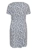 KAFFE curve Kleid KCmella Regular fit in Blue Fog W. Coffee Bean Flower