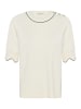 Cream Kurzarm-Bluse CRVillea Straight fit in Whisper White