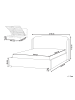 Beliani 2-tlg Doppelbett BERNAY in Beige