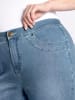 sheego Capri-Jeans in blue-bleached