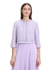 BETTY & CO Bolero-Jacke mit aufgesetzten Taschen in Lilac Melange