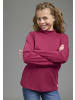 H.I.S. Langarmshirt in rosa + bordeaux