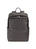 DuDu Sydney Daypack Leder 42 cm Laptopfach in anthracite
