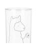 Mr. & Mrs. Panda Gravur Glas Alpaka Fahne ohne Spruch in Transparent