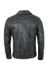 FREAKY NATION Lederjacke Lammleder in Graublau