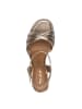 Tamaris Riemchensandaletten in Gold