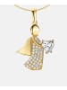 Diamant L'éternel Halskette aus 585 Gelbgold