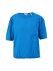 s.Oliver Bluse kurzarm in Blau