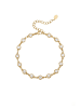 Steel_Art Armband mit Steinen Herren Falco goldfarben in goldfarben