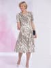 WITT WEIDEN Jersey-Kleid in taupe-ecru-bedruckt