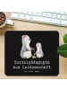 Mr. & Mrs. Panda Mouse Pad Sozialpädagogin Leidenschaft mit Spruch in Schwarz