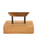 Mauro Ferretti Braune Holzskulptur, 18 x 10 x 27 cm