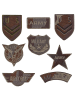 Catch the Patch Army Militär Set 8 StückApplikation Bügelbild inBunt