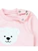 TupTam Baby Mädchen Langarmshirt Babyhose Outfit 2teilig in rosa/weiß