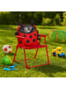 relaxdays Kinder-Klappstuhl "Marienkäfer" in Bunt - (B)36 x (H)51,5 x (T)37,5 cm
