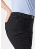 GOLDNER Kurzgröße:  Damen Jeans Slim Fit LOUISA mit Stretch-Anteil in schwarz