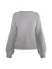 DreiMaster Damen Strickpullover in Grau Melange