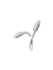 Wisam USB-C Lightning Schnell-Ladekabel 30W 1.2m grau