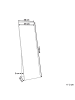 Beliani Standspiegel BEAUVAIS in Silber - (W) 50 x (H) 156 x (L) 30 cm