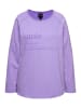 Ulla Popken Sweatshirt in blauer flieder