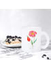 Mr. & Mrs. Panda Kaffeetasse Blume HageRundunge ohne Spruch in Transparent