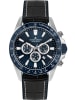 Jacques Lemans Herren-Chronograph Liverpool Schwarz/Blau