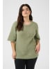 KAFFE curve Strickpullover KCemilia Regular fit in Oil Green Melange