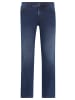 Paddock's 5-Pocket Jeans PIPE in dark blue overdyed black used